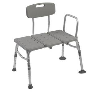 lot 37080 image: Transfer Tub Bench Knock Down, Tool Free Back Legs and Arm