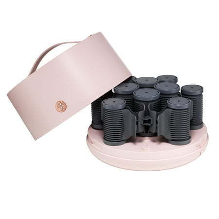 lot 34784 image: Hairitage Ceramic Thermal Hot Rollers for all hair types & textures -10 Piece Set