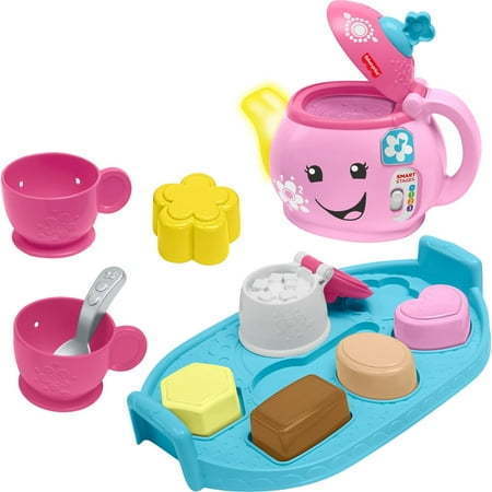 lot 15515 image: Fisher-Price Laugh & Learn Sweet Manners Tea Set Interactive Toddler Pretend Play Ages 18-36 Months