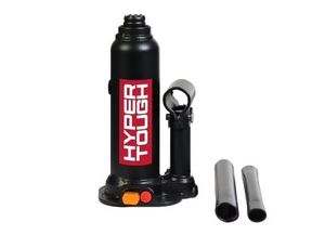 lot 14143 image: Hyper Tough T90203W Hydraulic Welded Bottle Jack, 2 Ton Black
