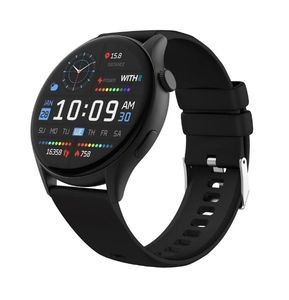 lot 33840 image: WITHit Unisex Deca Smartwatch with AMOLED Display, Black (NOT POWERING ON)