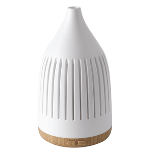 lot 33848 image: Mainstays White Ultrasonic Aroma Cone 150mL Oil Diffuser