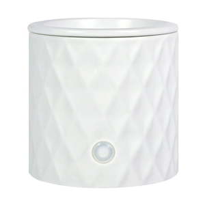 lot 33849 image: Mainstays Electric Diamond Ceramic Wax Melt Warmer 18-Watt  White