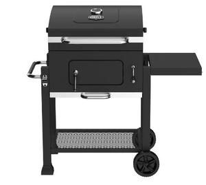 lot 35902 image: Expert Grill Charcoal Grill, 24 Inch Heavy Duty Charcoal Grill with Wheels, Black - Retail $124