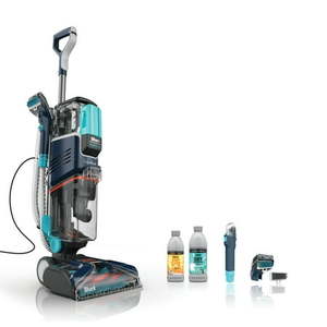 lot 35906 image: Shark CarpetXpert with StainStriker Technology Upright Deep Carpet Cleaner with Built-in Spot & Stain Eliminator and 12 oz Deep Clean Pro and 16 oz Oxy Multiplier EX200  (See Details)- Retail $249