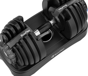 lot 35923 image: BowFlex Results Series SelectTech Dumbbells 552 single  - Retail $199