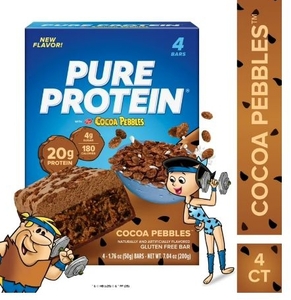 lot 35935 image: Pure Protein Bars Cocoa Pebbles Flavor 4 Count Pack (Best by 122026)