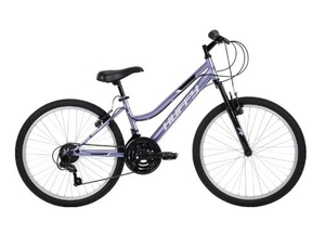 lot 35937 image: Huffy 24 Rock Creek Mountain Bike, Fits Riders 58 - 70, Purple, Adult, Womens - Retail $112