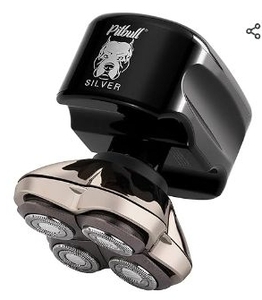 lot 35950 image: Skull Shaver - Pitbull Silver PRO (missing blades)- Retail $70