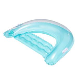 lot 35962 image: Bluescape Inflatable Comfort Chair Lounge Pool Float Teal  Age 14 & up