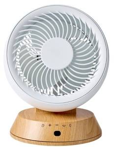 lot 37104 image: Better Homes & Gardens 7 Circulating Fan with Faux Wood Base