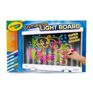 lot 37123 image: Crayola Ultimate Light Board White LED Tracing & Drawing Board  Light Up Toy  Arts & Crafts Creative Gift (Ages 6)