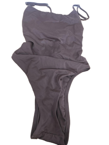 lot 38536 image: SHADE & SHORE Brown One Piece Swimsuit with Adjustable Straps -Size M