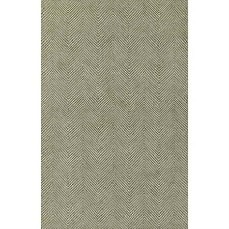 lot 35546 image: Momeni Charles Zig Zag Area Rug  2 3  X 8  Runner  Green - Retail $149