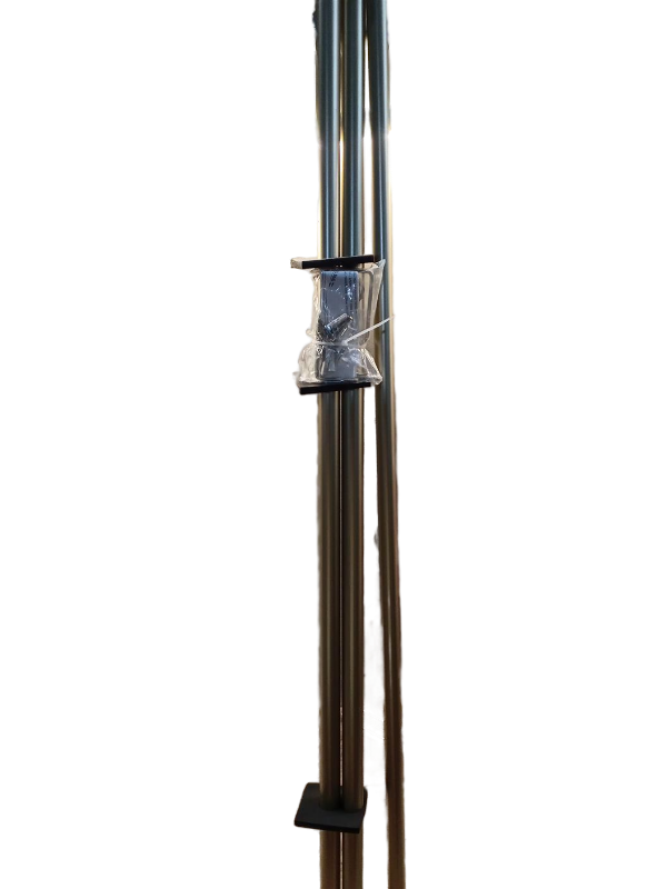 lot 35547 image: Pole Measuring Height Rod with Instruction Manual -Gold