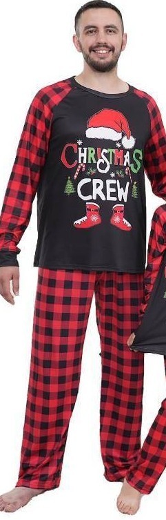 lot 34268 image: Christmas Pajamas Set -Mens -Size Small