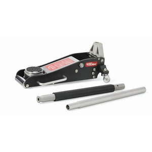 lot 33874 image: Hyper Tough TH31501 1.5 Ton Aluminum and Steel Floor Jack - Retail $110