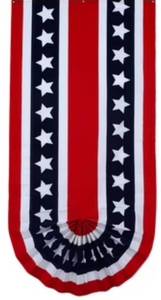 lot 33893 image: 24in  x 48in Stars and Stripes Bunting