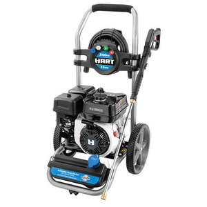 lot 35967 image: HART 3100 PSI 2.5 GPM 212cc 4-Cycle OHV Gas Powered Cold Water Pressure Washer - Retail $368