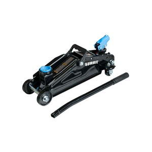 lot 35979 image: Hart T820050R Lifting Trolley Jack with 360 Degree Swivel Handle  2 Ton Black