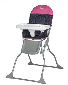 lot 35987 image: Cosco Kids Simple Fold High Chair, Pink