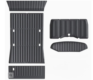 lot 35998 image: Tesla Model CyberTruck Rubber Floor Mat Set - Retail $89