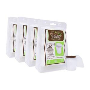 lot 36002 image: ARM Enterprises Inc Perfect Pod 8-Pack EZ-Carafe Disposable K-Carafe Paper Filters with Patented Top Lid (480-Count) - Retail $79
