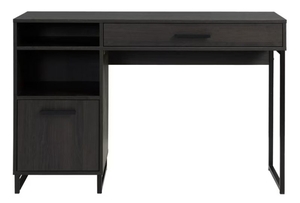 lot 36008 image: Mainstays Wood and Metal Writing Desk - Retail $97