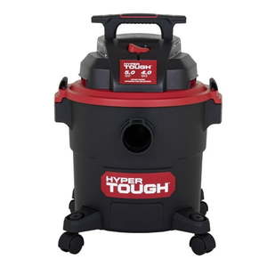 lot 37147 image: Hyper Tough 5 Gallon 4 HP Wet Dry Vacuum for Home, Car, Garage & Workshop - Retail $68