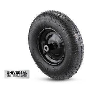 lot 37157 image: Gorilla Pneumatic Universal Wheelbarrow Tire, 16 Inch  - Retail $50