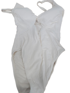 lot 38593 image: Shade & Shore White One-Piece Swimsuit -Size S