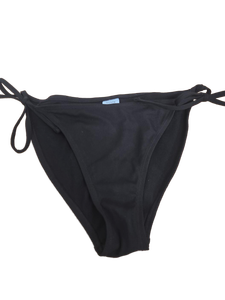 lot 38613 image: Shade & Shore Black Bikini Bottom with Side Ties -Size M