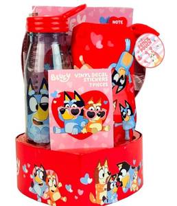 lot 38618 image: Bluey Heart Box Valentines Gift Set
