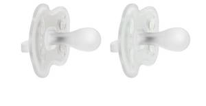 lot 38622 image: Dr. Browns Advantage One Piece Silicone Pacifiers 0 - 6m - Neutral - 2pk BPA-Free, Silicone Material, Pacifier Accessories