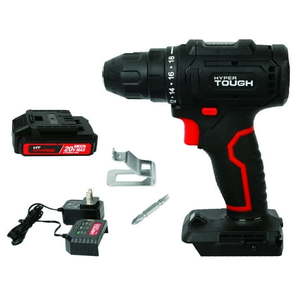 lot 38626 image: Hyper Tough 20V Max Brushless Cordless Drill Driver (Missing Charger) Retail $65