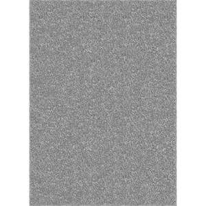 lot 36021 image: Mainstays 5x7 Gray Microfiber Plush Shag Area Rug Soft  Durable Indoor Rug for Living Room Bedroom or Dining Room - Retail $70