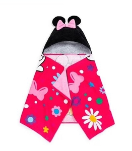 lot 36032 image: Minnie Mouse Kids Cotton Hooded Towel