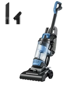 lot 36034 image: Mainstays Lightweight Bagless Upright Vacuum Cleaner with Brush and Crevice Tool