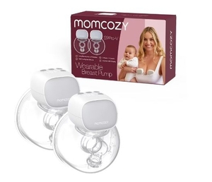 lot 36035 image: Momcozy S9 Pro-V Hands Free Electronic Wearable Breast Pump, Gray. - Retail $98