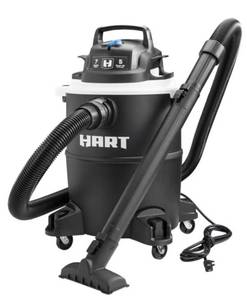 lot 37159 image: HART 7 Gallon 5 Peak HP Poly WetDry Vacuum with Blower Function (VOC708PF 3701)