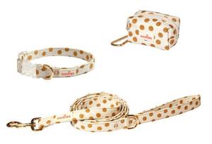 lot 38704 image: Oodles White Smiley Face Dog Walking 3 Piece Set, Size Small