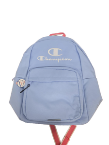 lot 38643 image: Champion Light Blue Backpack with Pink Straps (Has Small Stain- See Pic #3)