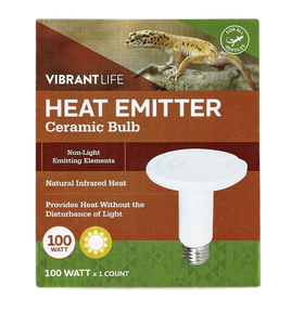 lot 38696 image: Vibrant Life Ceramic Bulb Heat Emitter for Reptiles, Non-Visible Heat 100 Watts