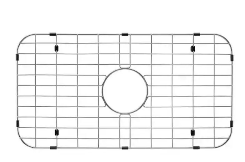 lot 30908 image: 19 in. x 12.5 in. Stainless Steel Kitchen Sink Grid