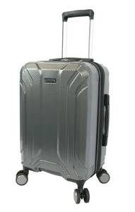 lot 33938 image: Brookstone Keane 21 Hardside Carry On Expandable Spinner Luggage for Travel, Charcoal (See Details)- Retail $104