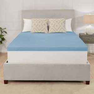 lot 33948 image: Mainstays 3 Memory Foam Mattress Topper -Twin