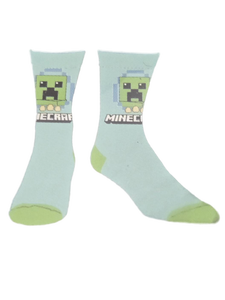 lot 38740 image: Minecraft Creeper Crew Socks