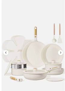 lot 39007 image: Carote Ceramic Nonstick Cookware Set 2 Pieces