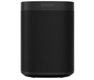 lot 39017 image: Sonos One Smart Speaker Pair with Base - Set of 2 - Retail $150