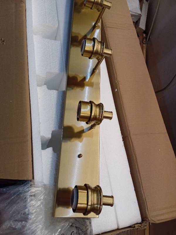 lot 35038 image: AMRUIPO Bathroom Light (Missing One Glass Part)- Retail $100